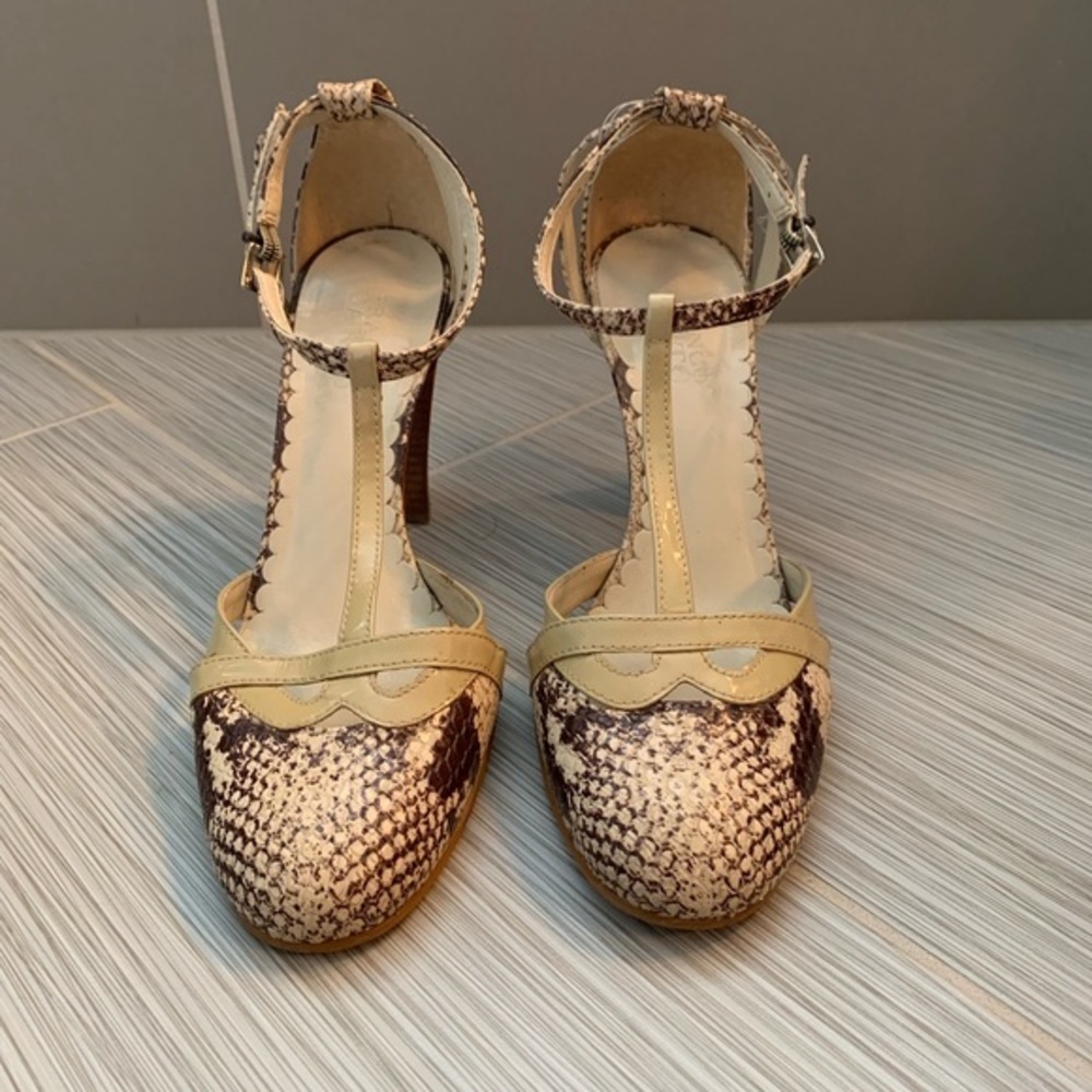 Franco Sarto JIB  snakeskin print heel - Picture 2 of 7